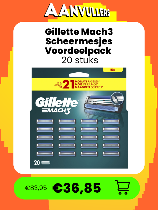 Gillette Mach3 scheermesjes >