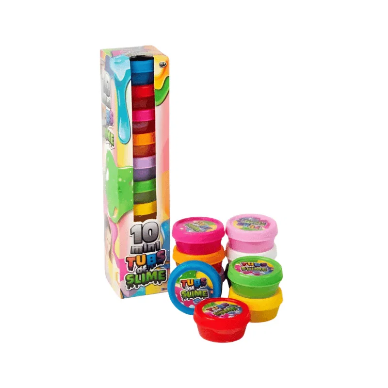 Image of 10 Mini Tubs Of Slime Pack