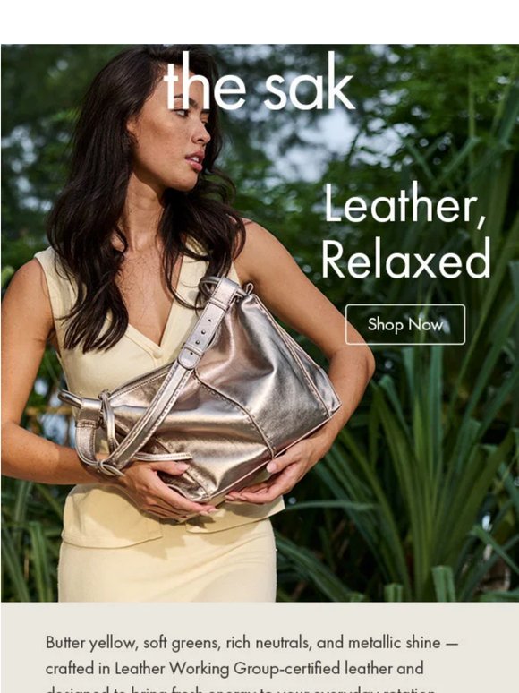 Consciously crafted leather, in full color
