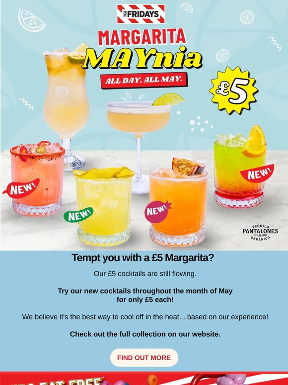 One Last £5 Round Before May Ends 🍹