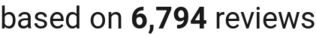 number of reviews