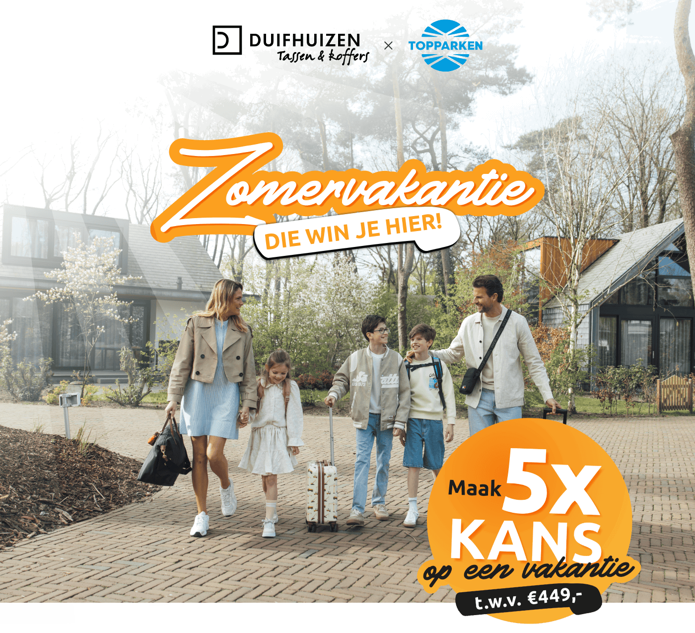 Koop, draai & win een gratis vakantie t.w.v. €449 🏖