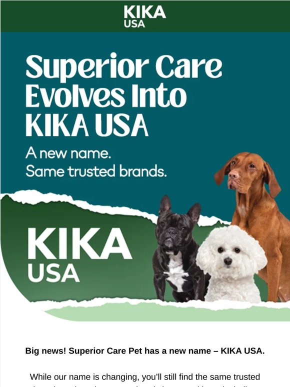 📰 Superior Care Pet becomes KIKA USA