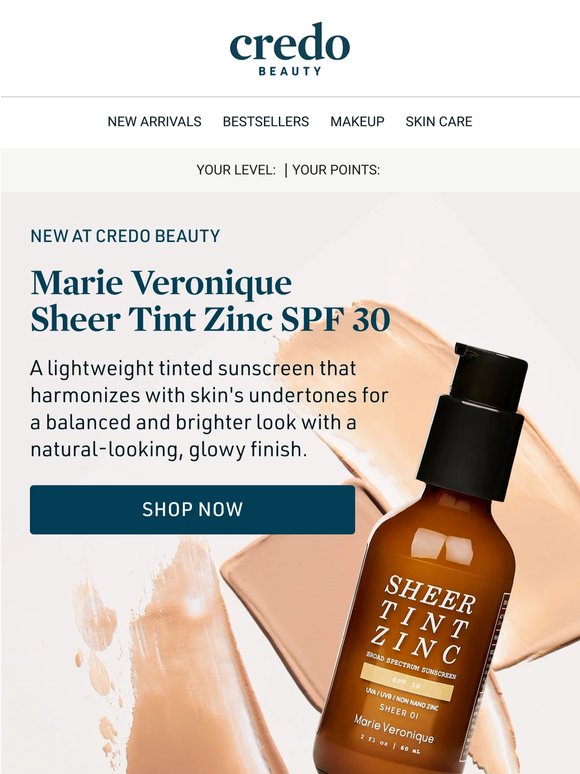 New: Marie Veronique tinted sunscreen