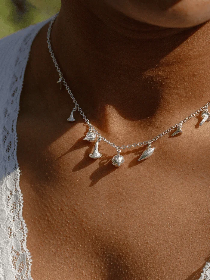 Mushroom Soup Charm Necklace