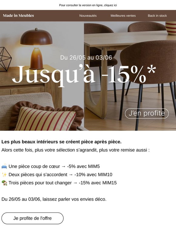 Le meuble parfait vous attend