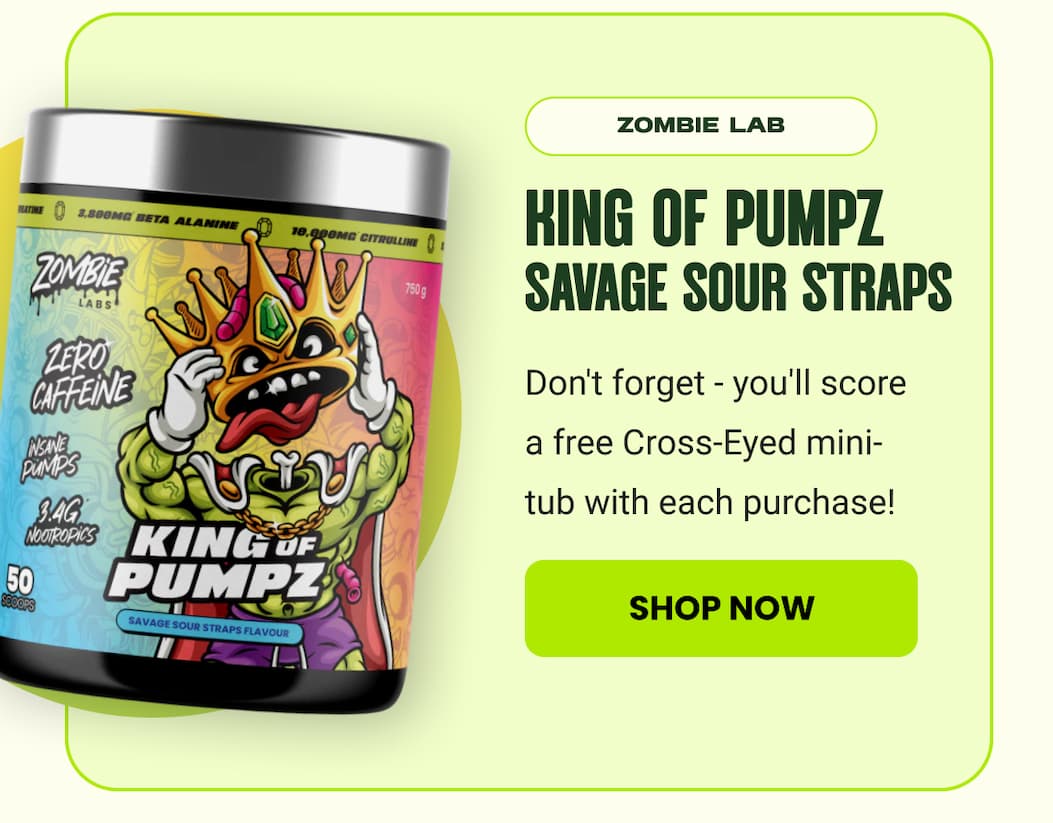King of Pumpz Savage Sour Straps | SHOP NOW 