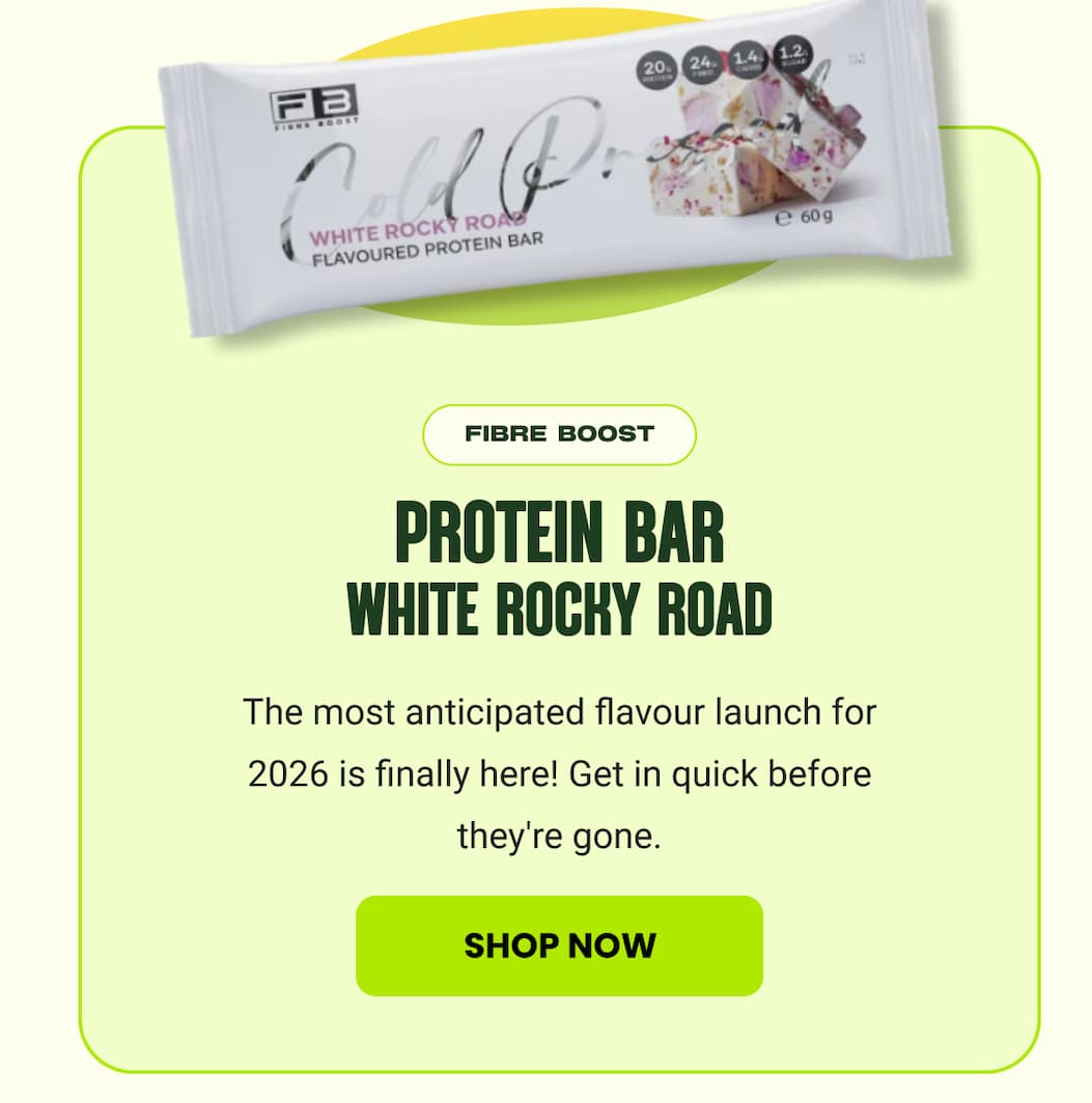PROTEIN BAR WHITE ROCKY ROAD | SHOP NOW 