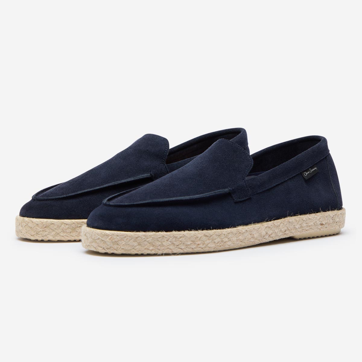 martos navy suede espadrilles