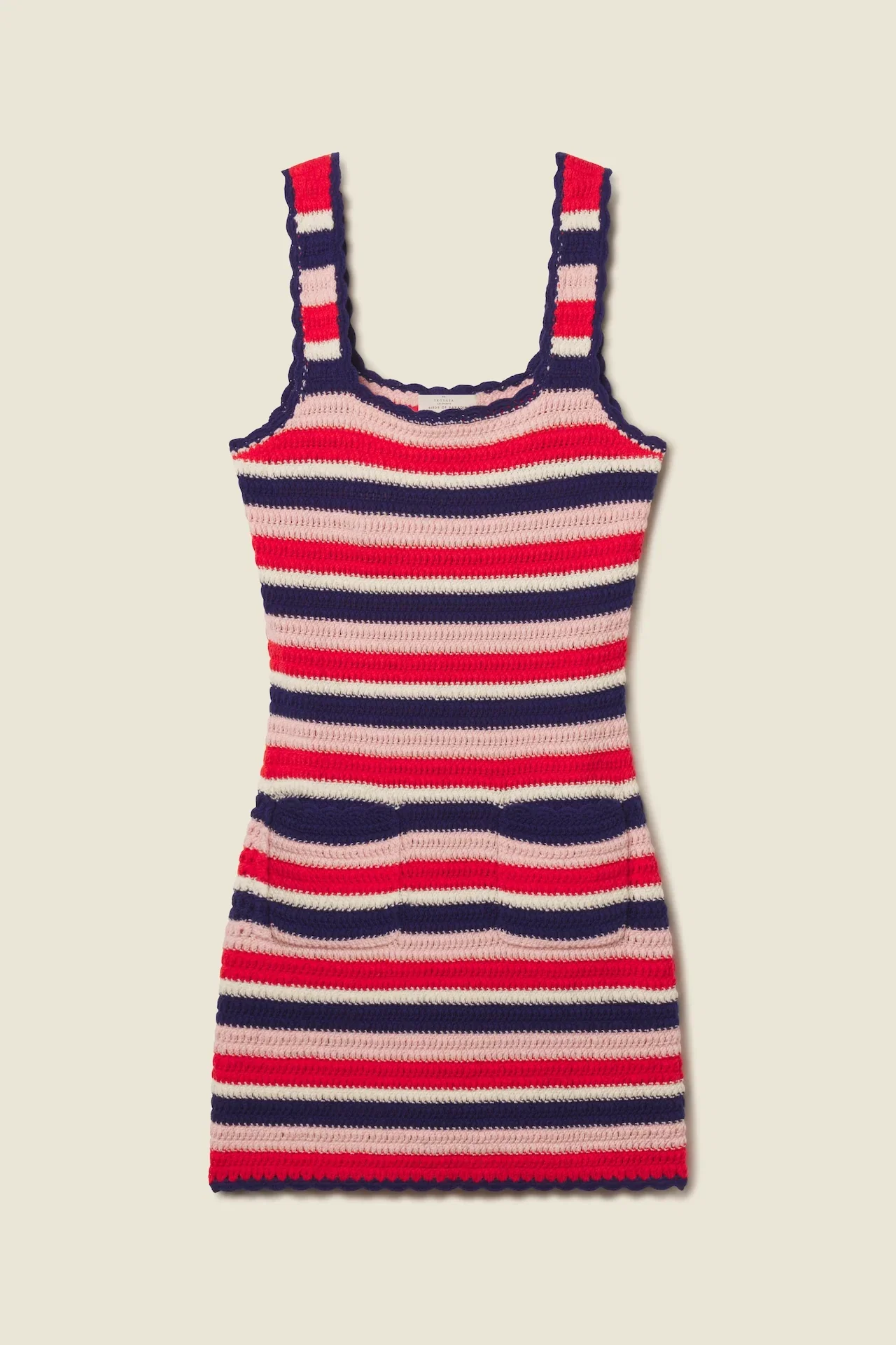 Image of Jaida Sweater Tank Dress Multi Stripe