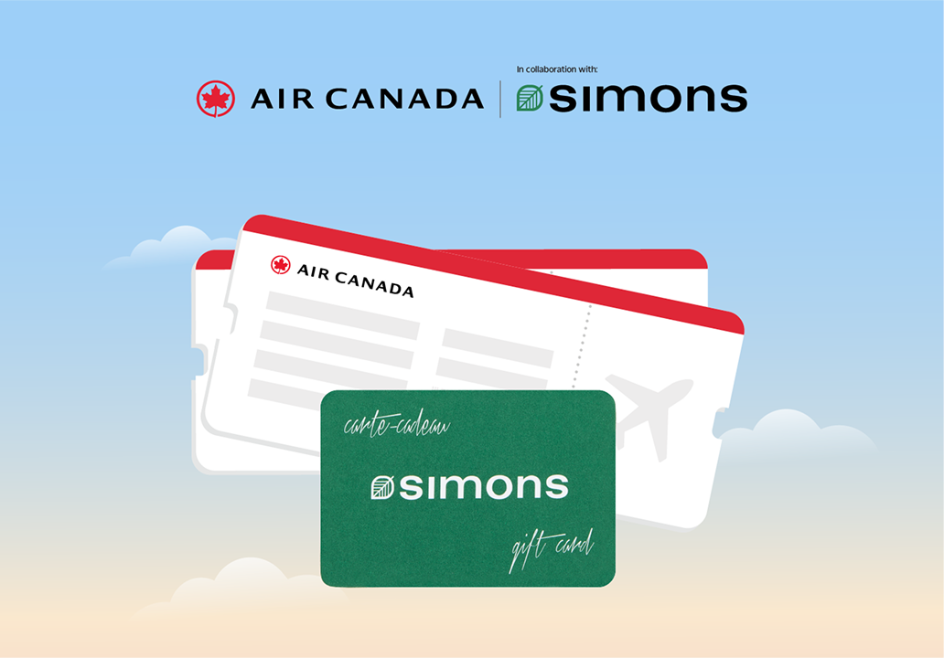 Simon’s gift card and boarding passes