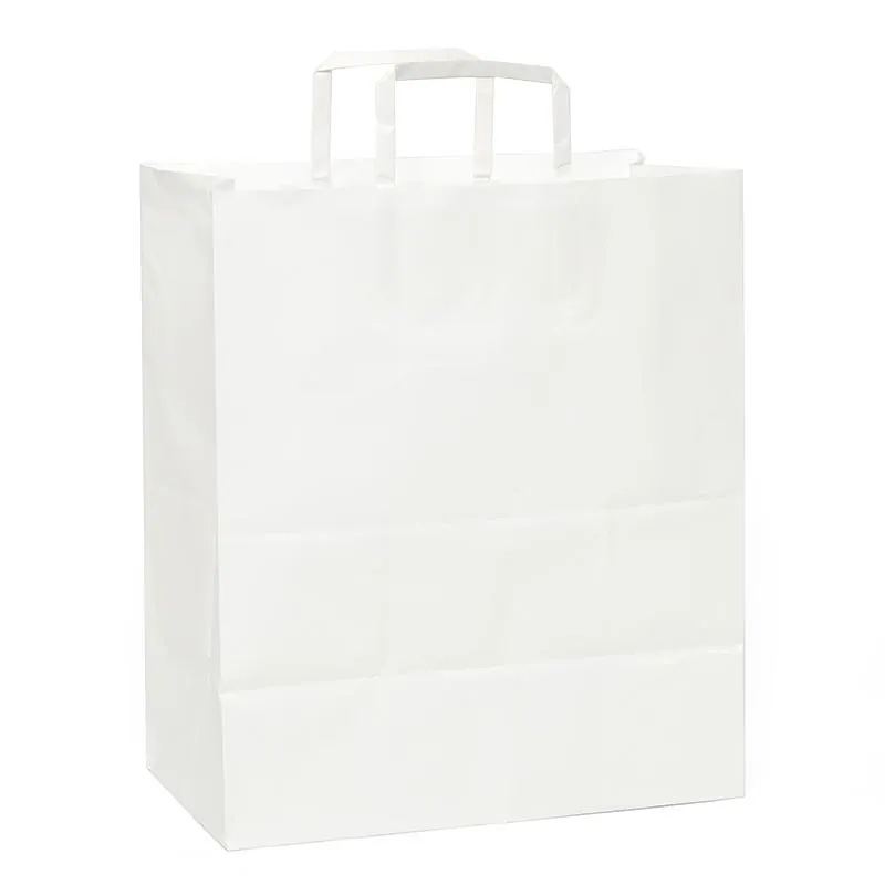 12 x 12 Recycled White Grocery Bags