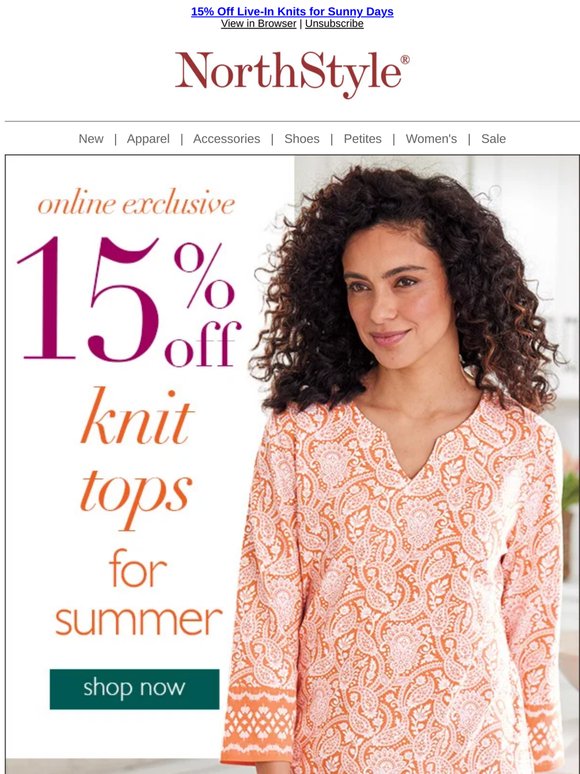 🌸 Easy, Breezy Knits at 15% Off Now