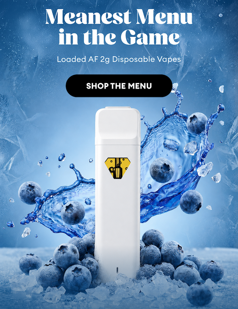 Meanest Menu in the Game | Loaded AF 2g Disposable Vapes | Shop The Menu