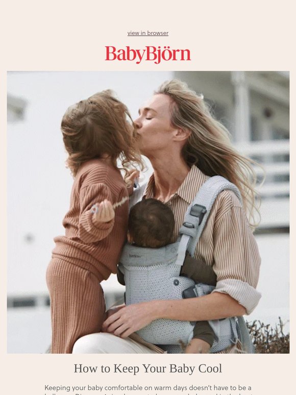 Discover how to keep your baby cool