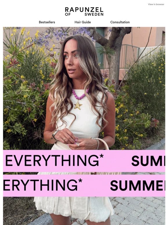 You + 30% off = Summer hair goal