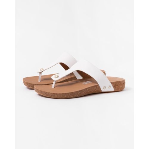 FitFlop IQushion Womens Leather Toe-Post Sandals