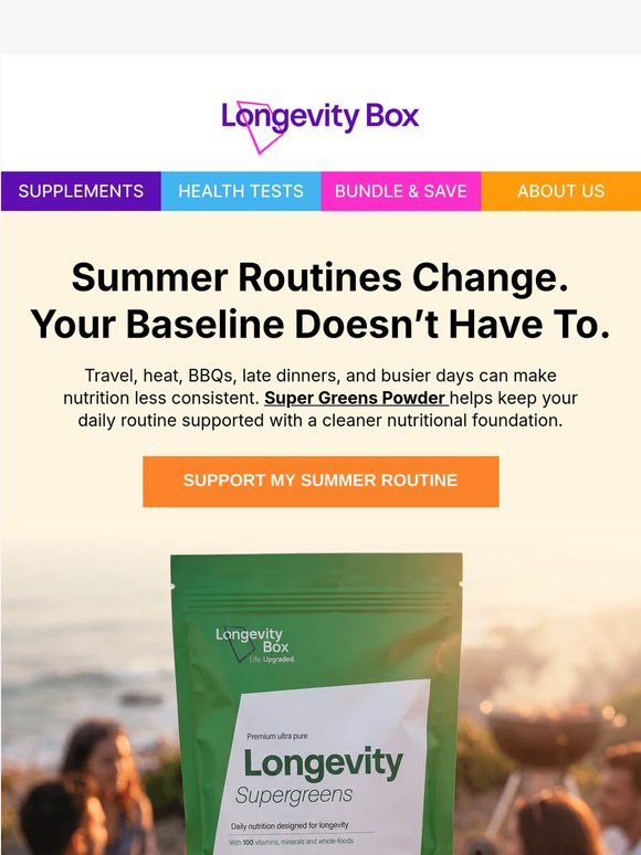 Your summer nutrition baseline🌿