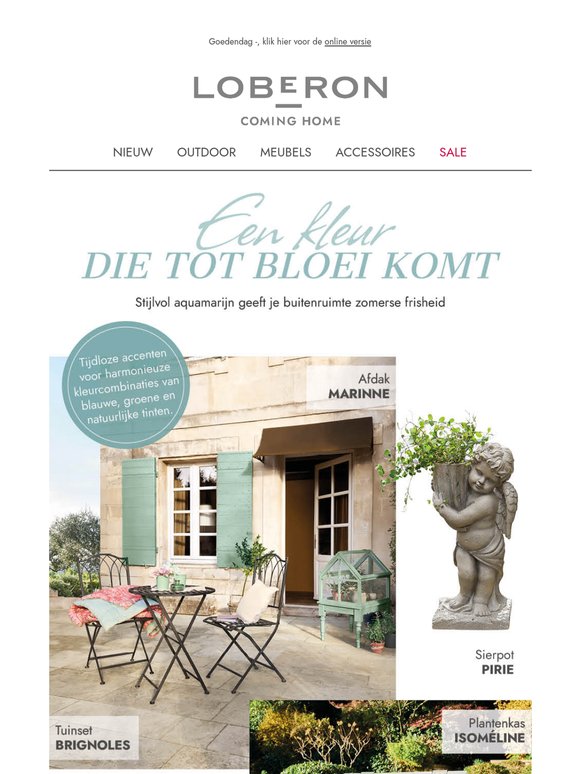 Een droomtuin in aquamarijn ☀️ Zomerse highlights