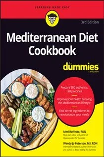 Mediterranean Diet Cookbook For Dummies, by Meri Raffetto