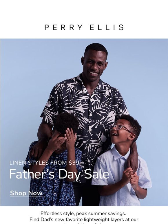 Father’s Day Savings | Linen Styles From $39