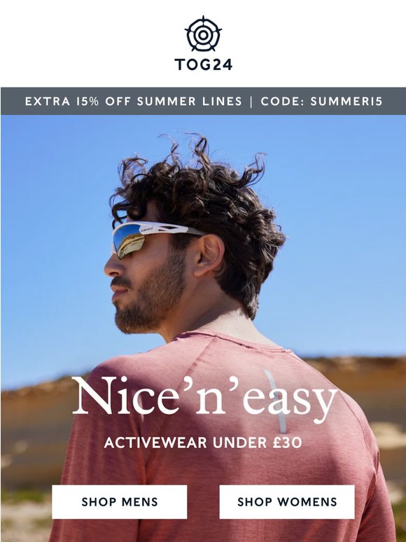 Nice’n’easy activewear under £30