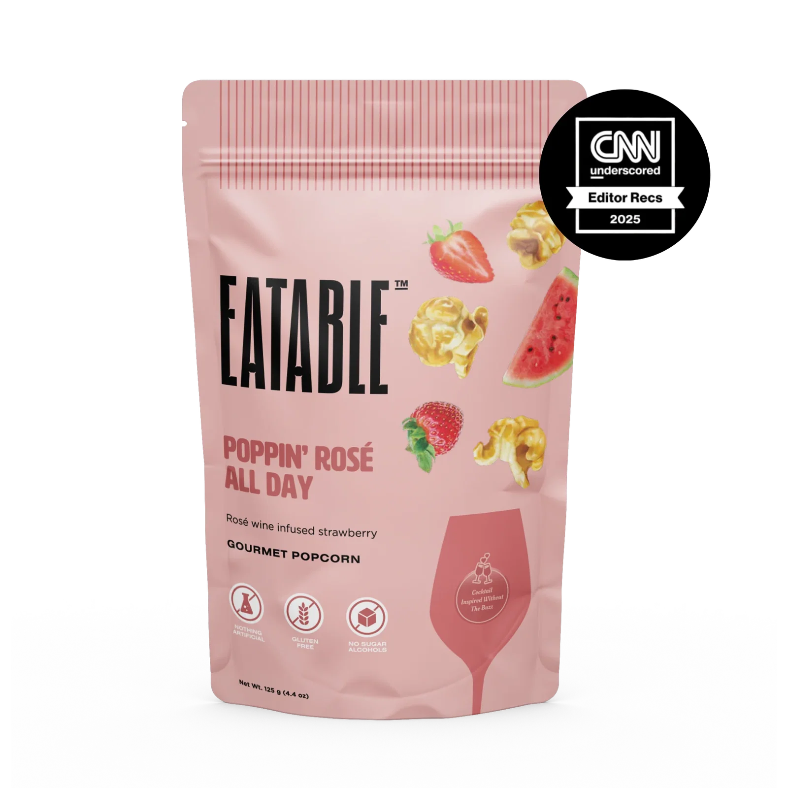 Image of Poppin' Rosé All Day (125g) - Wine Infused Caramel Popcorn