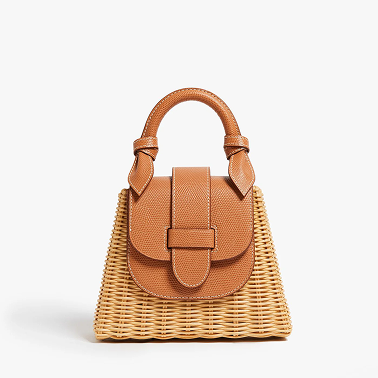 Petite Lady Bag Natural w/Strap