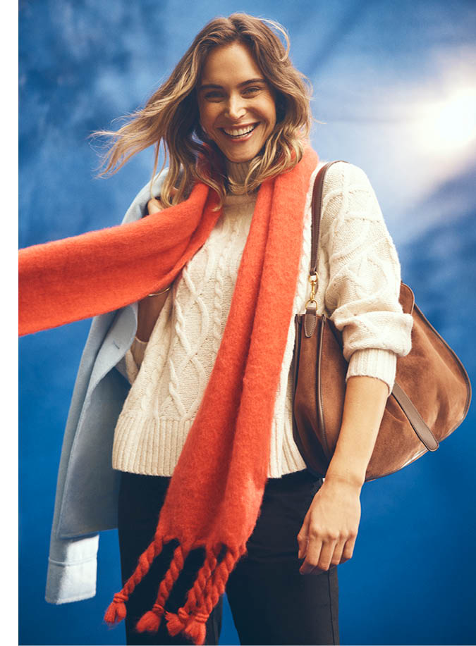 Cable Knit Crew Neck Jumper