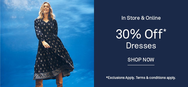30% Off Dresses