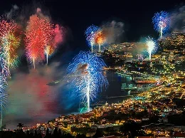 New Year's Eve fireworks in Funchal