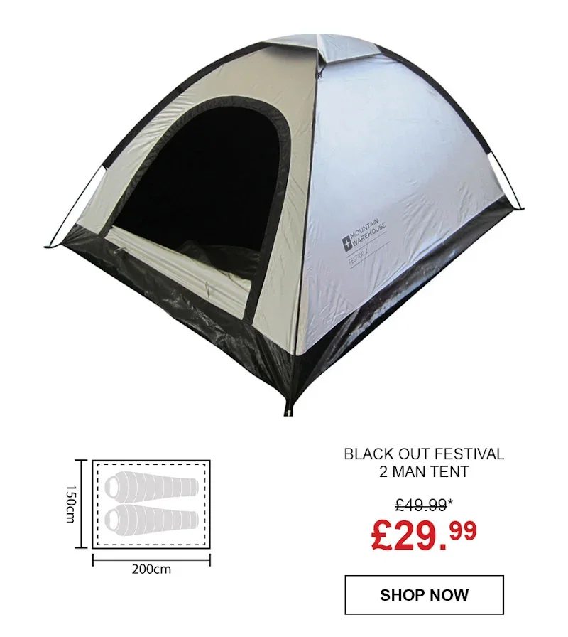 Black Out Festival 2 Man Tent