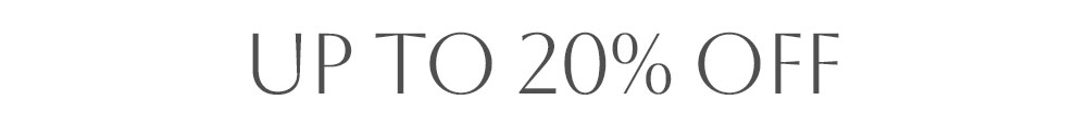 up to 20% off