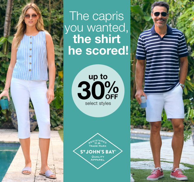 up to 30% off select styles
