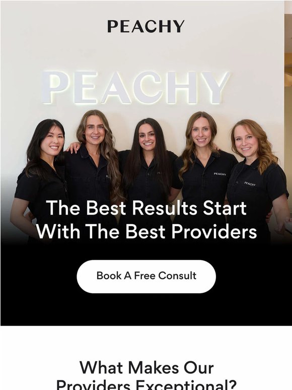 Meet Peachy’s Provider Team