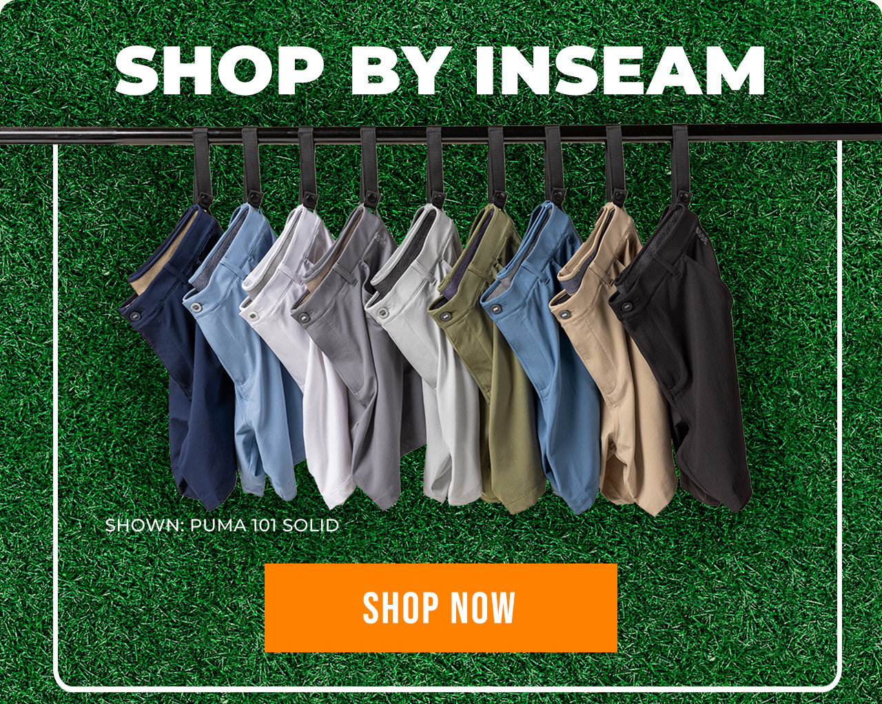 Shop Golf Shorts By Inseam Length