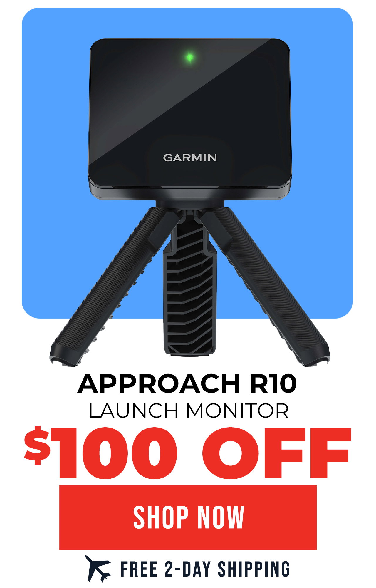 Garmin Approach R10 Portable Golf Launch Monitor