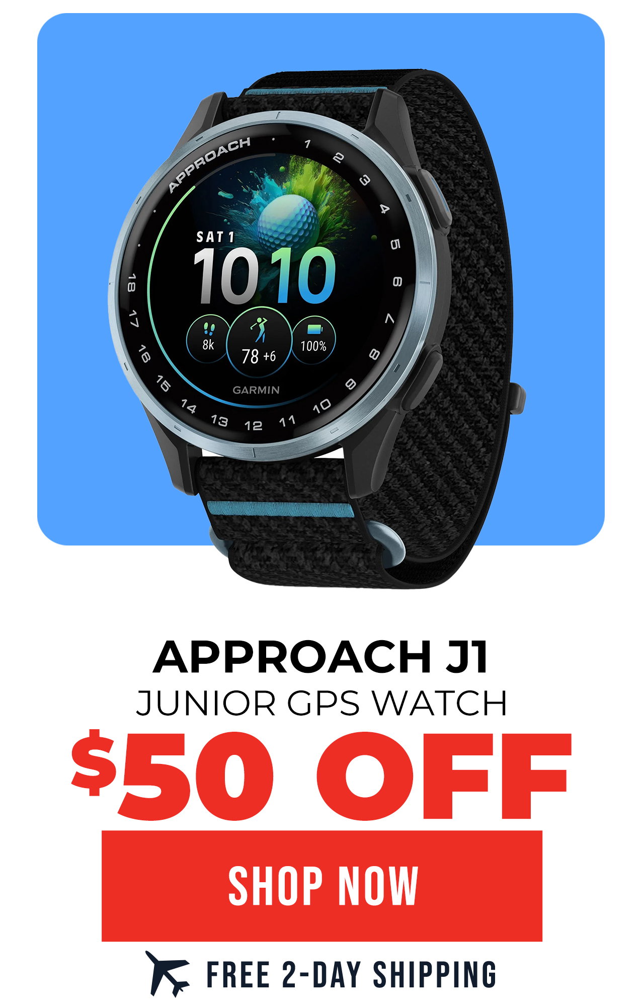Garmin Approach J1 Junior GPS Golf Watch