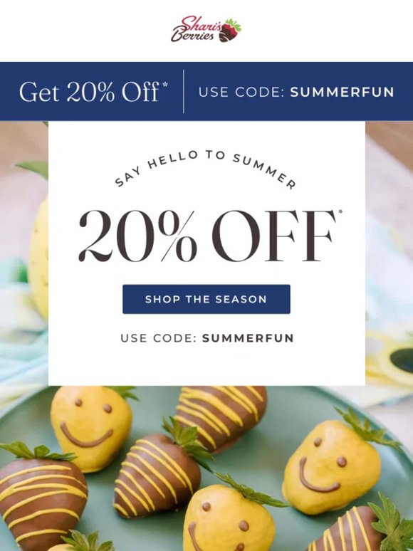 20% Off Just Because 🎉