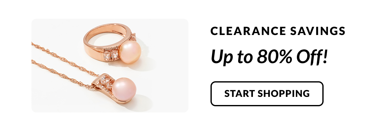 Clearance savings up to 80% Off
