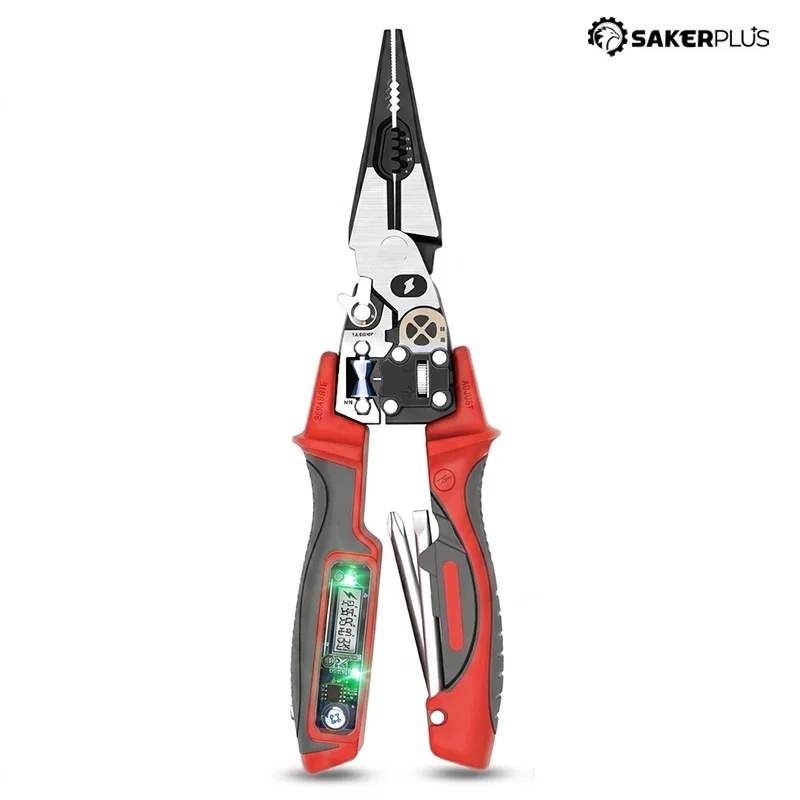 Sakerplus® Wire Stripping And Testing Pliers