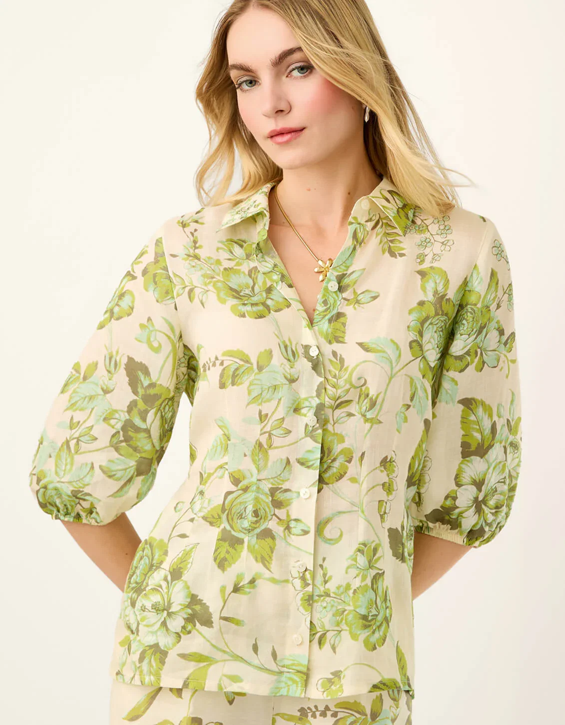 Image of Imani Blouse Seawall