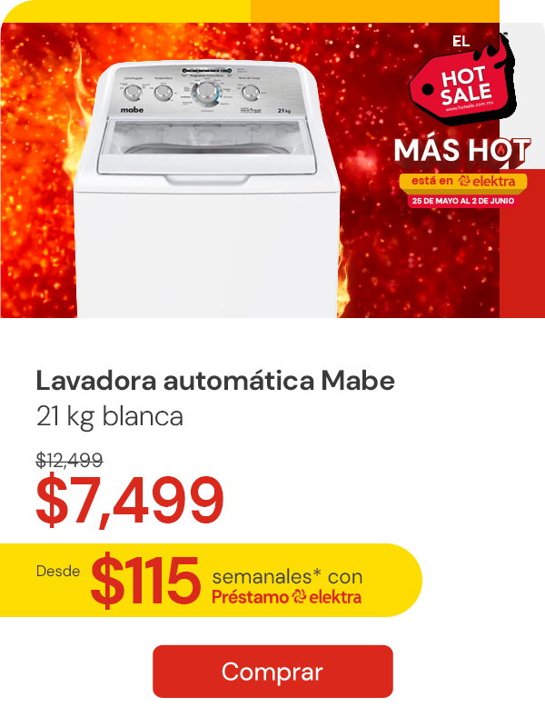 Lavadora Automática Mabe