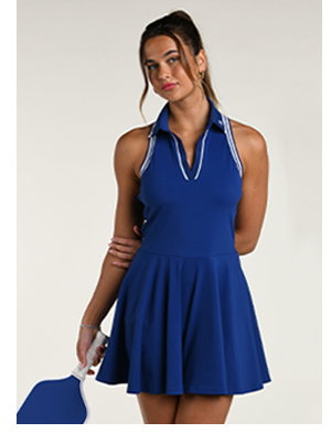 Court Coquette Tennis Dress - Harbor
