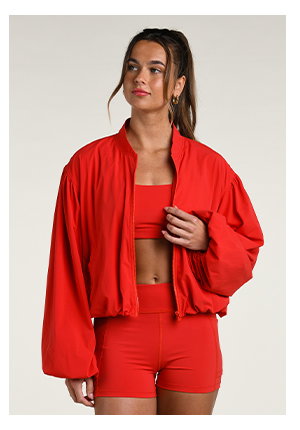 Court Coquette Sport Jacket - Ruby