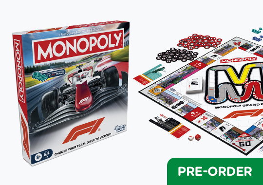 Monopoly F1 Edition Board Game