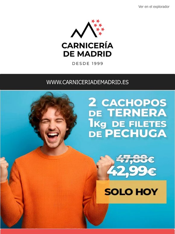 2 CACHOPOS de Ternera y 1kg de Filetes de POLLO