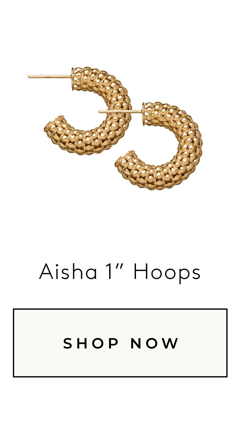 Shop Aisha 1" Hoops