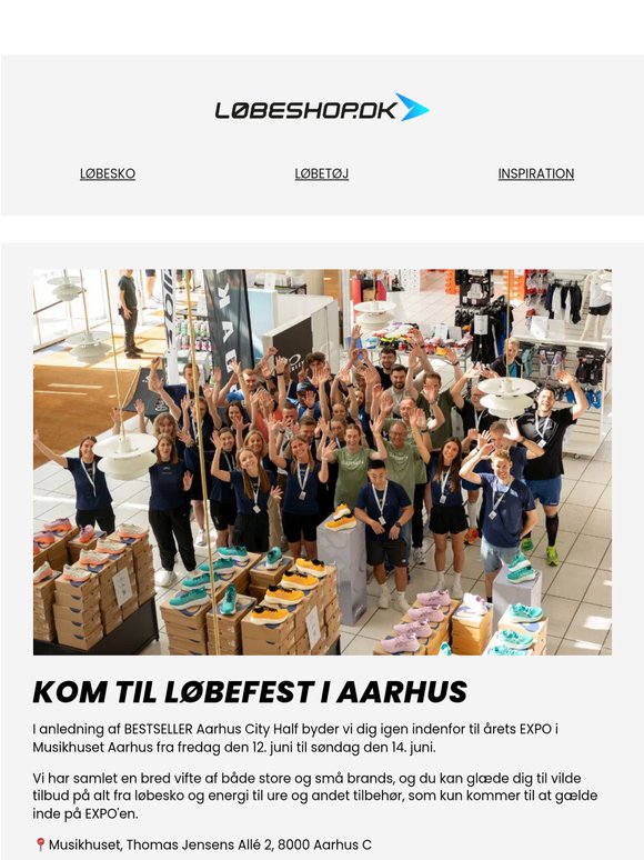 Kom til løbefest i Aarhus 🎉