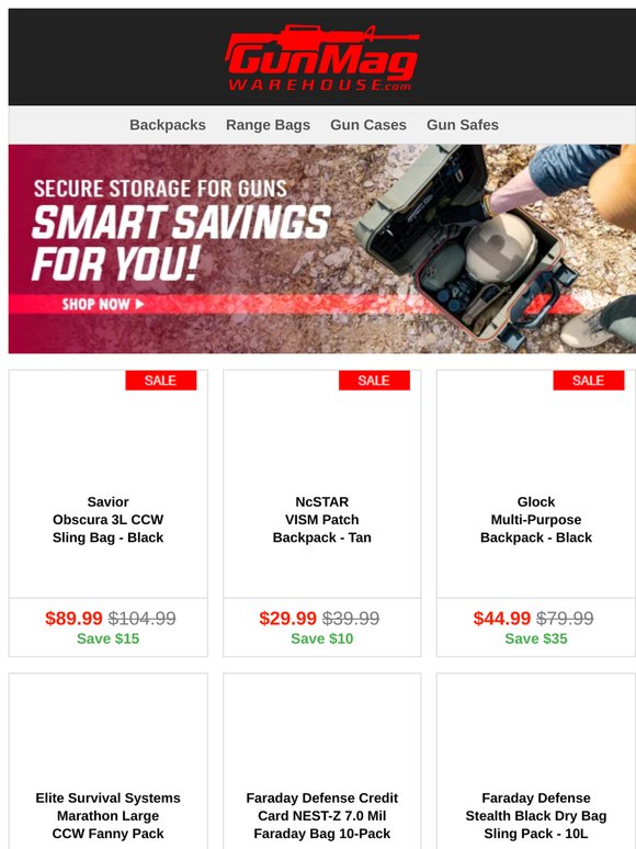 Top Quality Deals On Top Quality Storage | Savior Obscura CCW Sling Bag for $90
